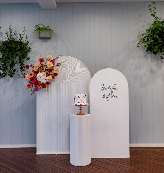 Ripple Double Arch Floral Package