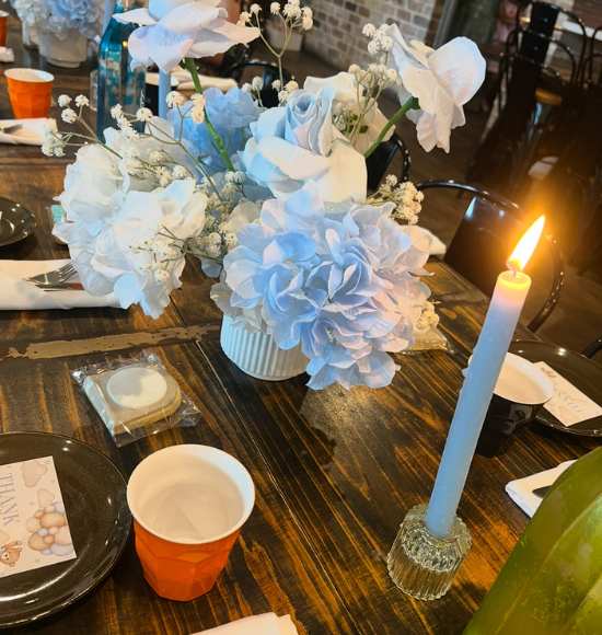 Candlestick holders & Taper Candle Hire