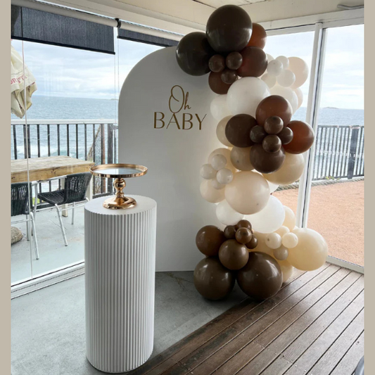 Brown and Beige Balloon Package