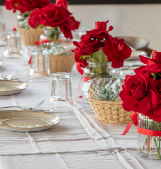 Red Rose Flower Arrangement Hire