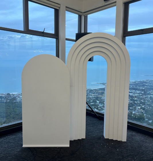 White Arch Backdrop S