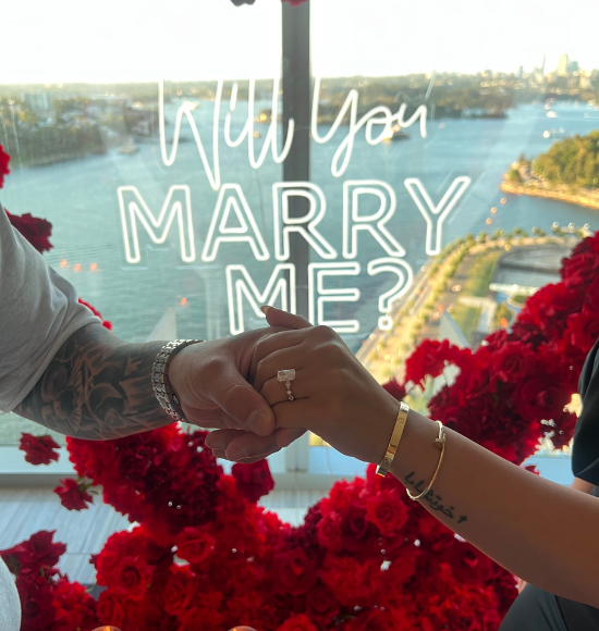 Will You MARRY ME? Neon sign Hire