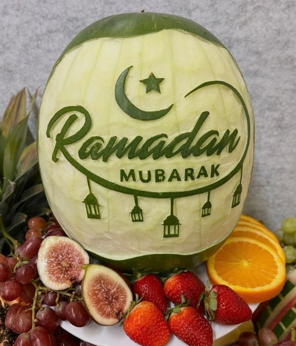 Ramadan Custom Watermelon Carving
