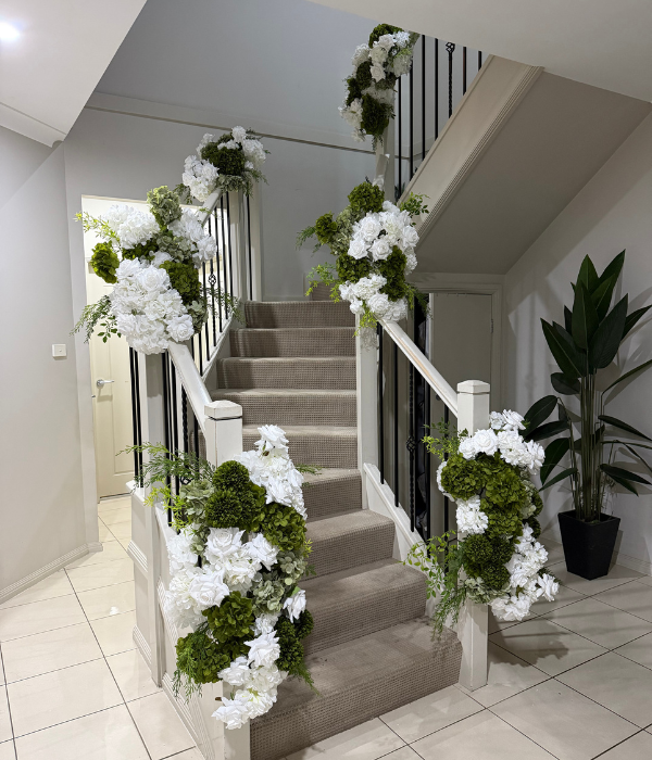 Staircase Wedding Florals