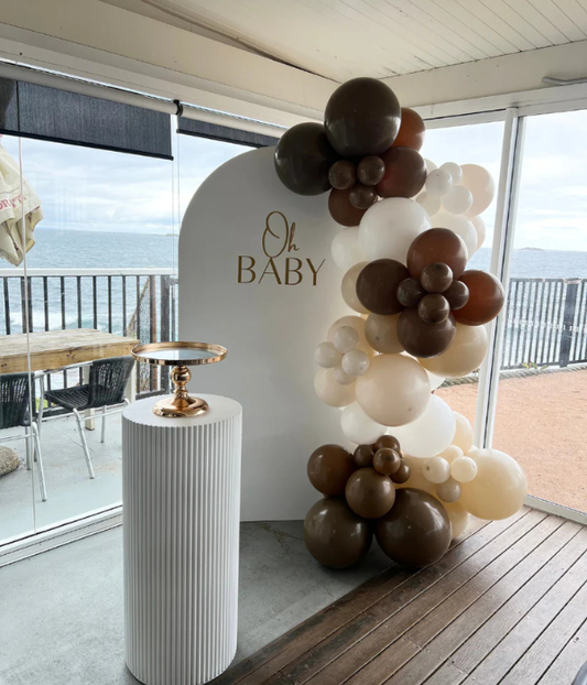 Brown and Beige Balloon Package
