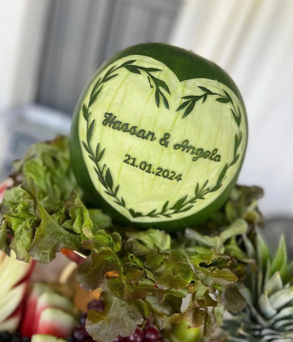 Custom Watermelon Carving