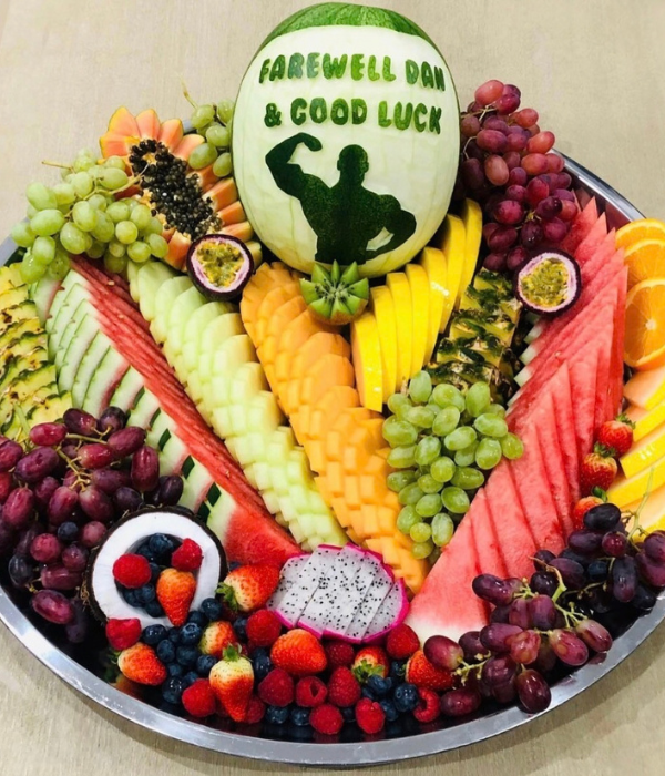 Farewell Watermelon Carving