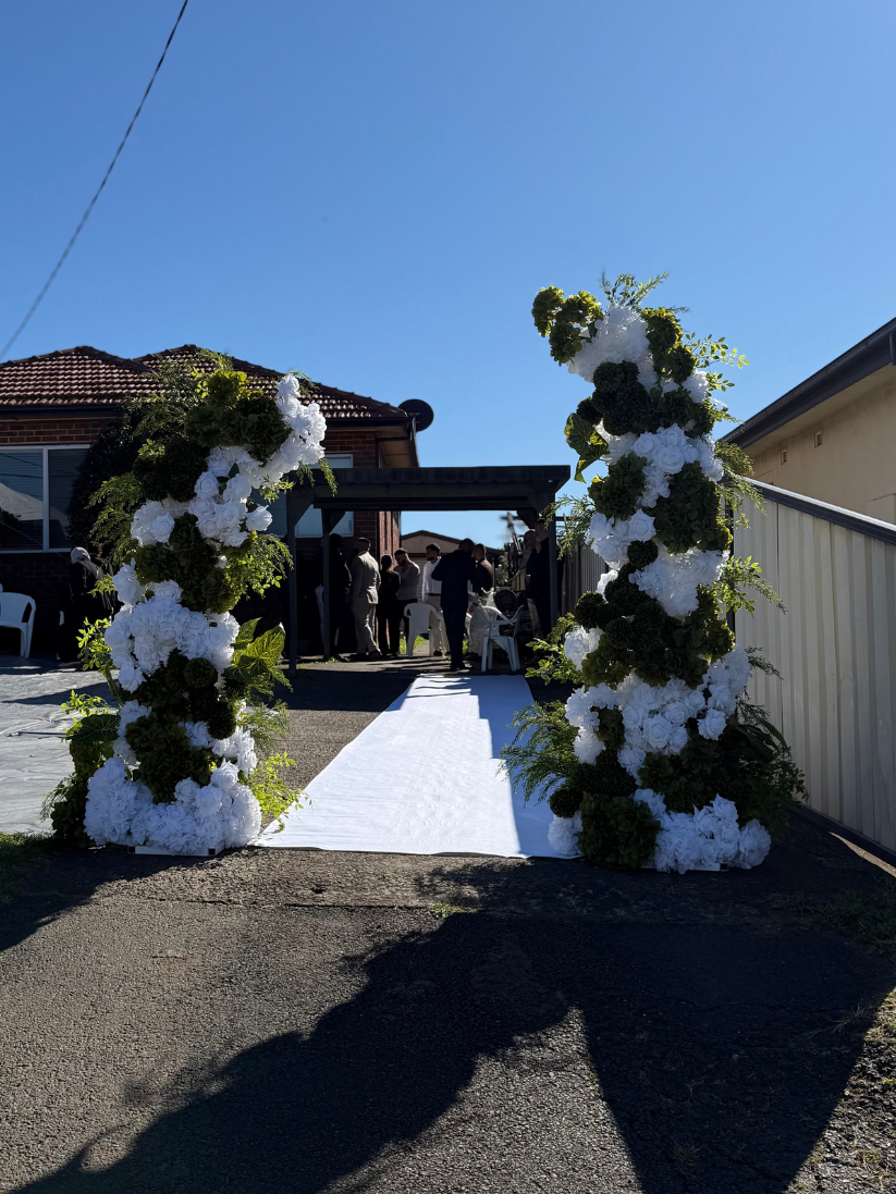 Wedding Arch Flower Hire Greenery