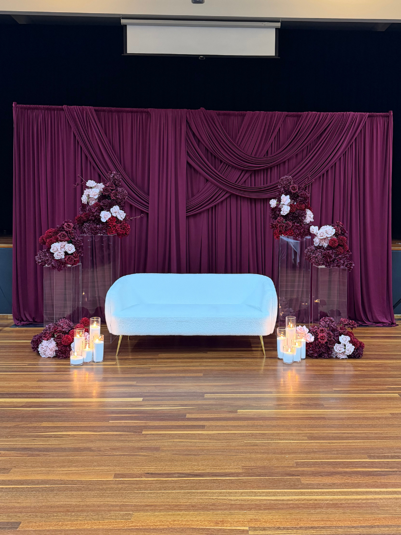 Burgundy Luxe Draping Package